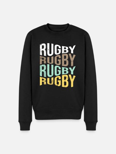 rugby - Pull Premium bio Homme - noir