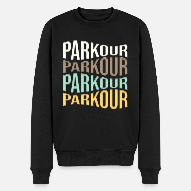 Parkour - Pull Premium bio Homme - noir