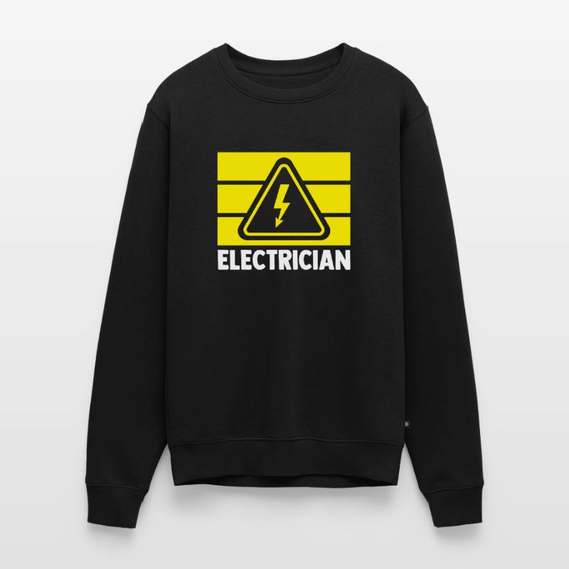 Electrical Engineering Technician Electronics Technician Electrician Men's Premium Organic Jumper