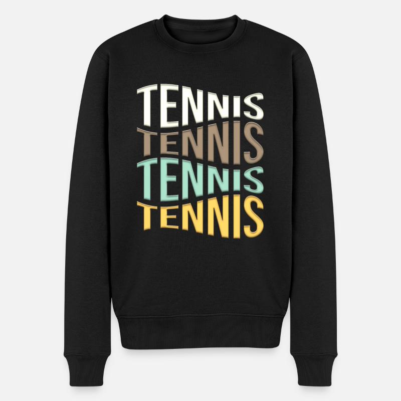 tennis - Pull Premium bio Homme - noir