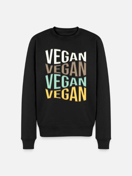 végétalien - Pull Premium bio Homme - noir