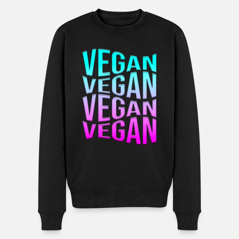 végétalien - Pull Premium bio Homme - noir