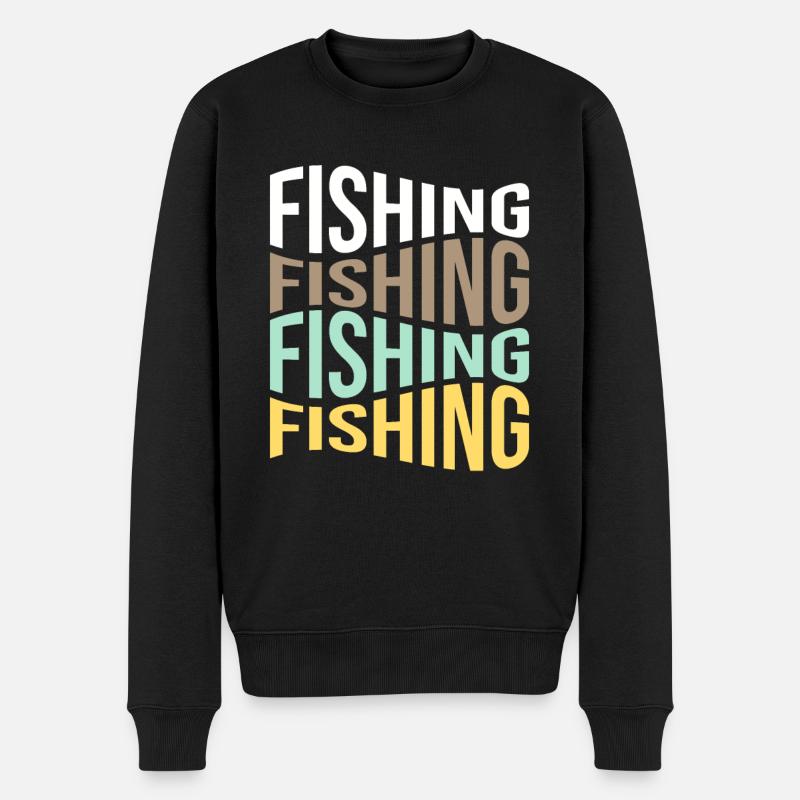 Pêche - Pull Premium bio Homme - noir