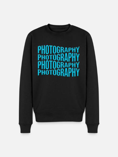 Photography - Men's Premium Organic Jumper - black