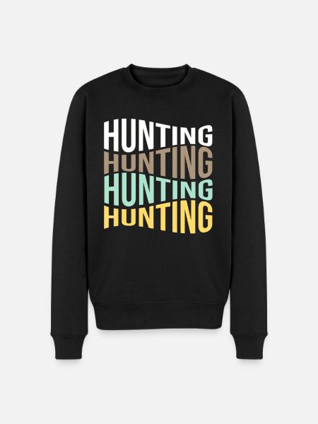 Hunt - Men's Premium Organic Jumper - black