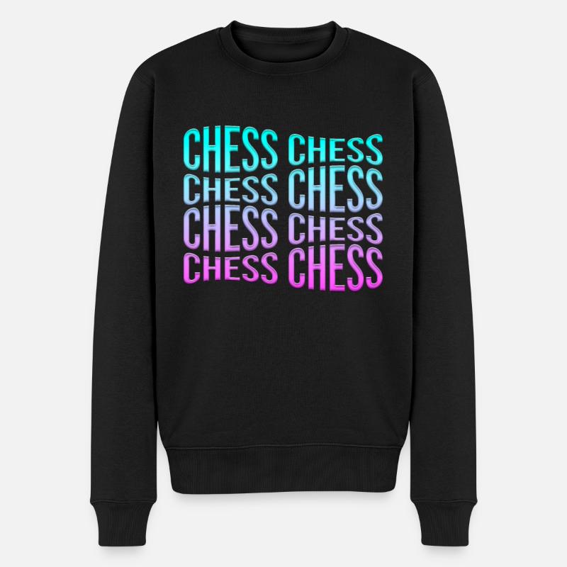 Échecs - Pull Premium bio Homme - noir