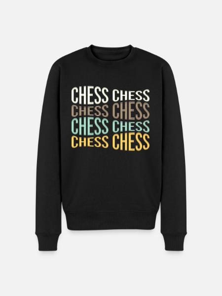 Schach - Männer Premium Bio Pullover - Schwarz