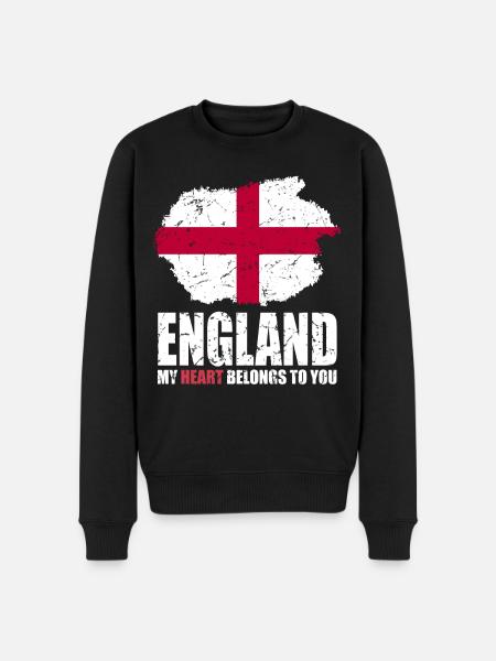Drapeau de l’Angleterre - Pull Premium bio Homme - noir