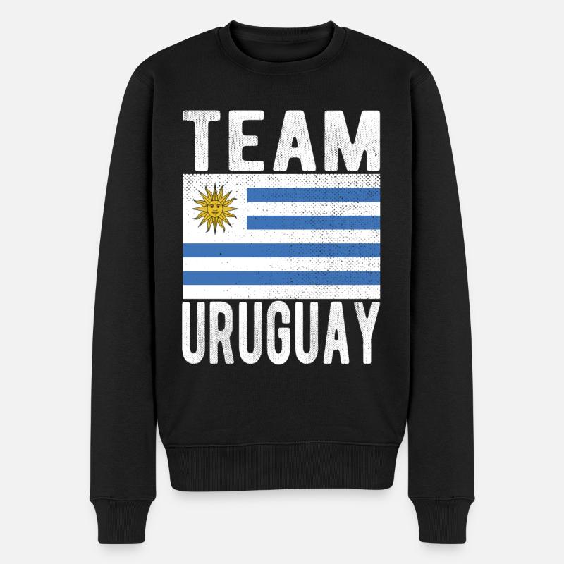 Drapeau de l’Uruguay - Pull Premium bio Homme - noir