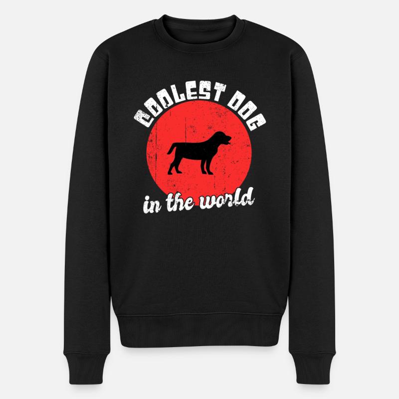 Chien cool dire - Pull Premium bio Homme - noir