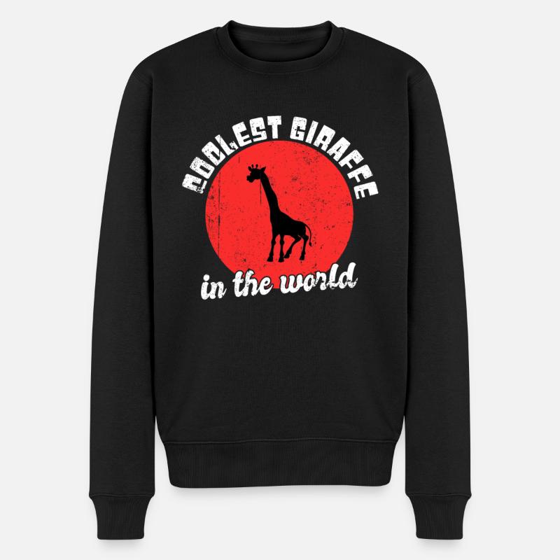 Dicton girafe cool - Pull Premium bio Homme - noir