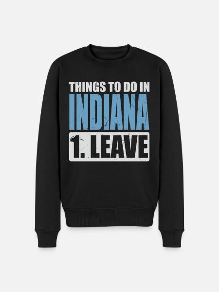 Indiana Meme - Men's Premium Organic Jumper - black