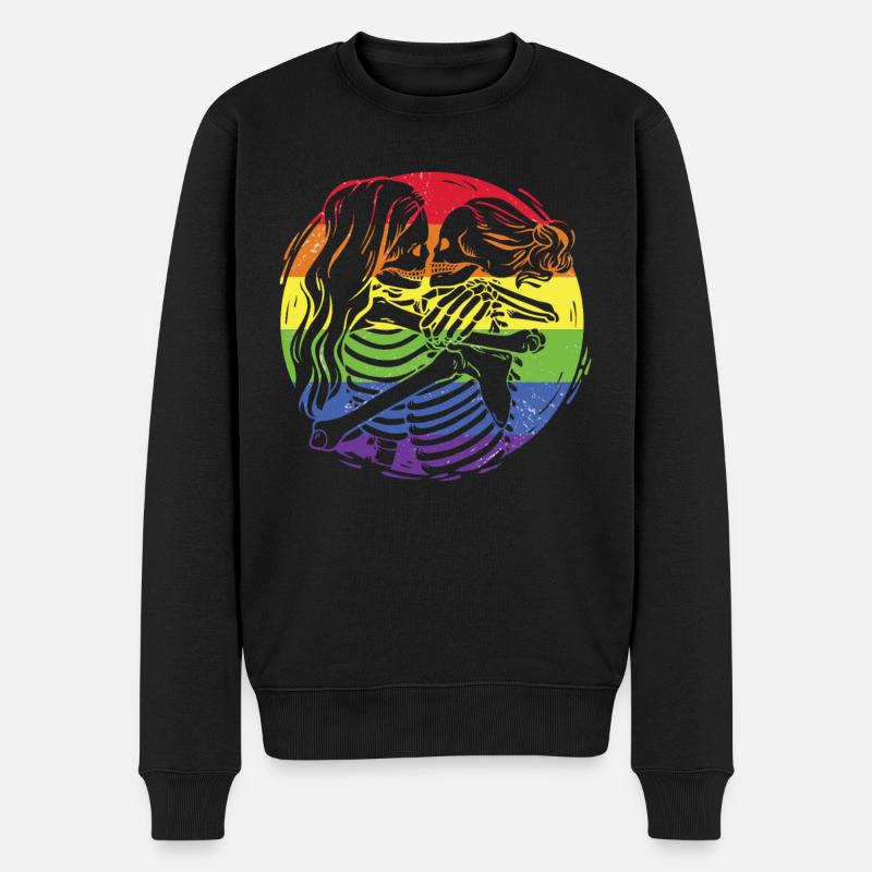 Lesbienne Gay Pride Bisexuelle - Pull Premium bio Homme - noir
