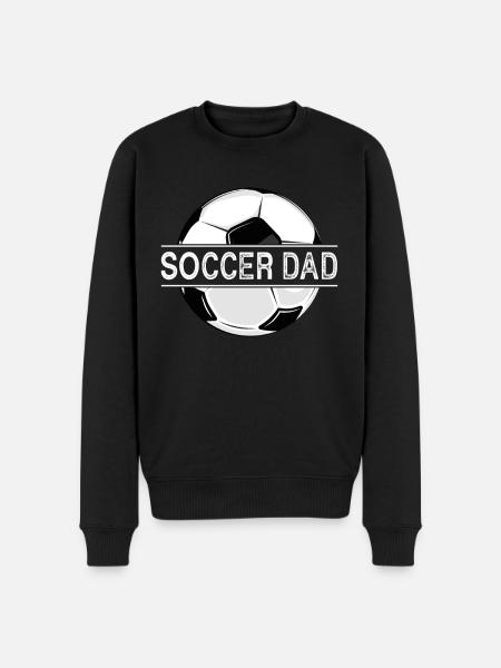 Soccer Dad - Männer Premium Bio Pullover - Schwarz