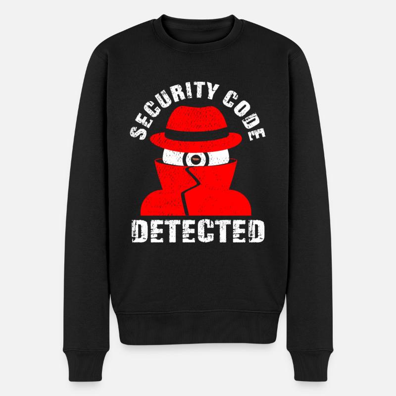 Sécurité réseau et informatique - Pull Premium bio Homme - noir
