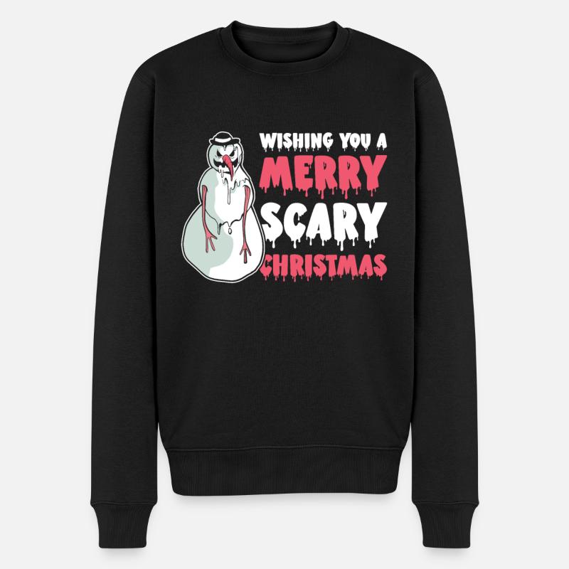 Joyeux Noël Halloween - Pull Premium bio Homme - noir