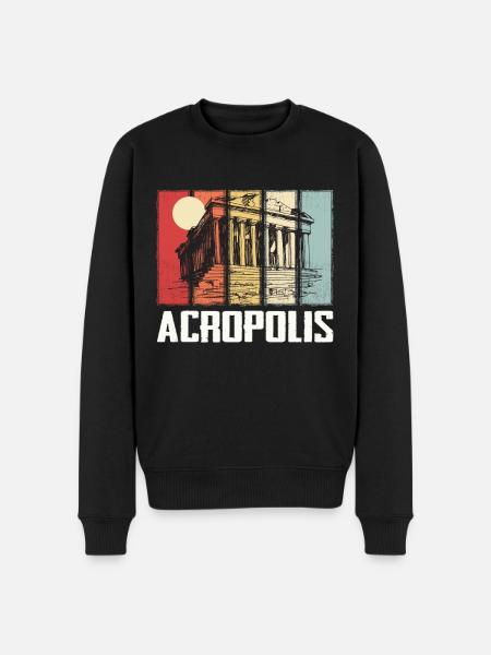 Parthénon Acropole Athènes Grèce Grèce - Pull Premium bio Homme - noir