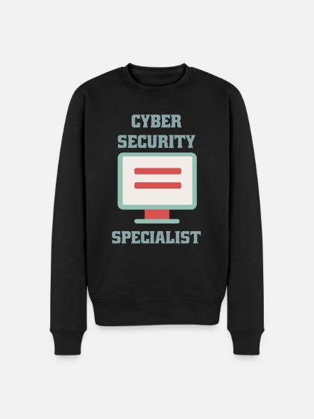 Cybersecurity - IT Security Computer Scientist - Men's Premium Organic Jumper - black