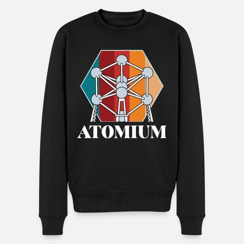 Atomium Atomic nucleus Brüssel Wissenschaft für Ph - Männer Premium Bio Pullover - Schwarz