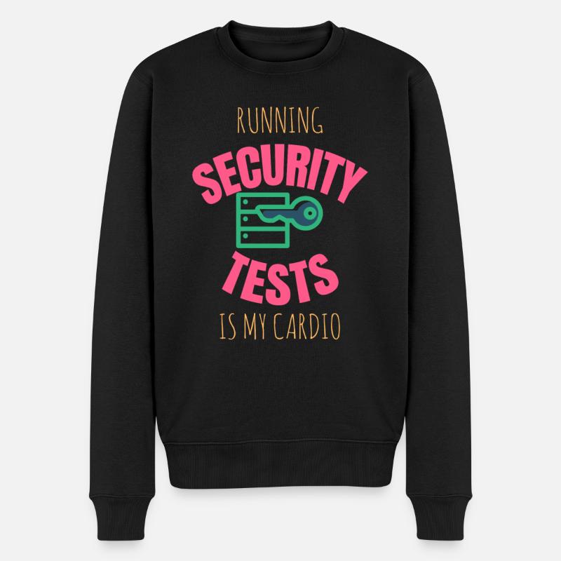 Cybersecurity - IT Security Computer Scientist - Men's Premium Organic Jumper - black