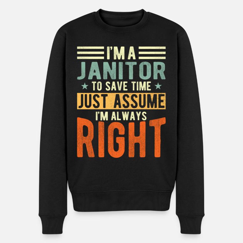 Gardien - Pull Premium bio Homme - noir