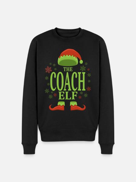 Coach Christmas team - Men's Premium Organic Jumper - black
