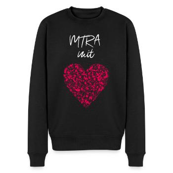 MTRA mit Herz Gesundheitswesen Facharztpraxis - Männer Premium Bio Pullover - Schwarz - Vorne - Nico (187cm)