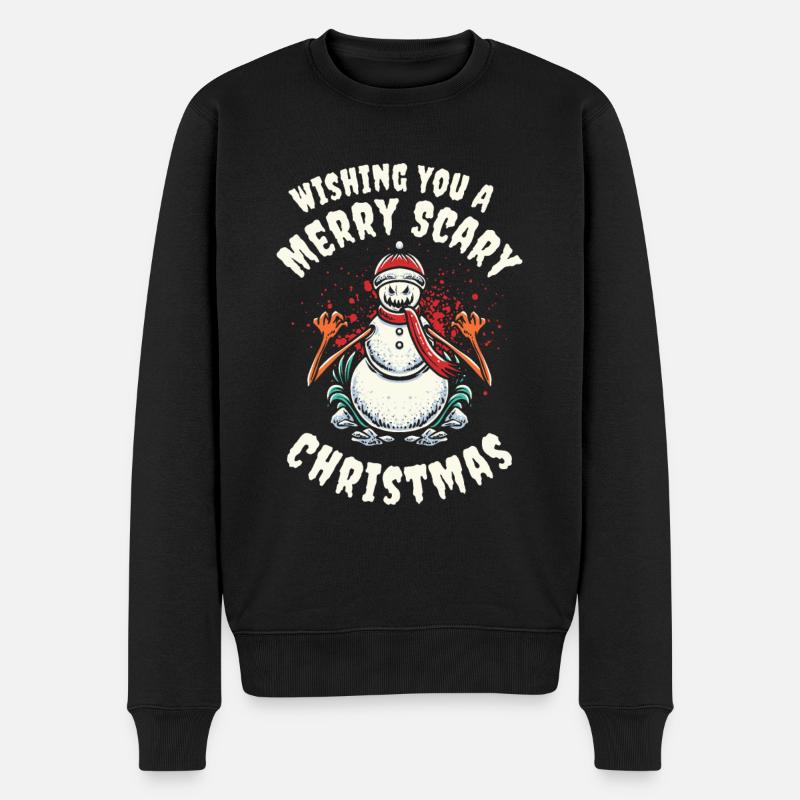 Joyeux Noël Halloween - Pull Premium bio Homme - noir