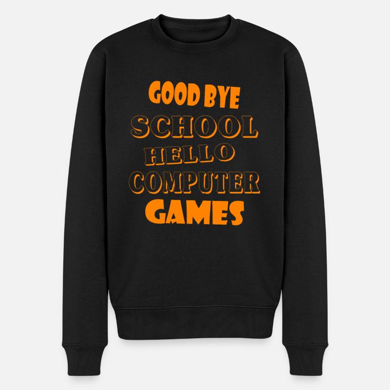Élèves joueurs de l’école - Pull Premium bio Homme - noir