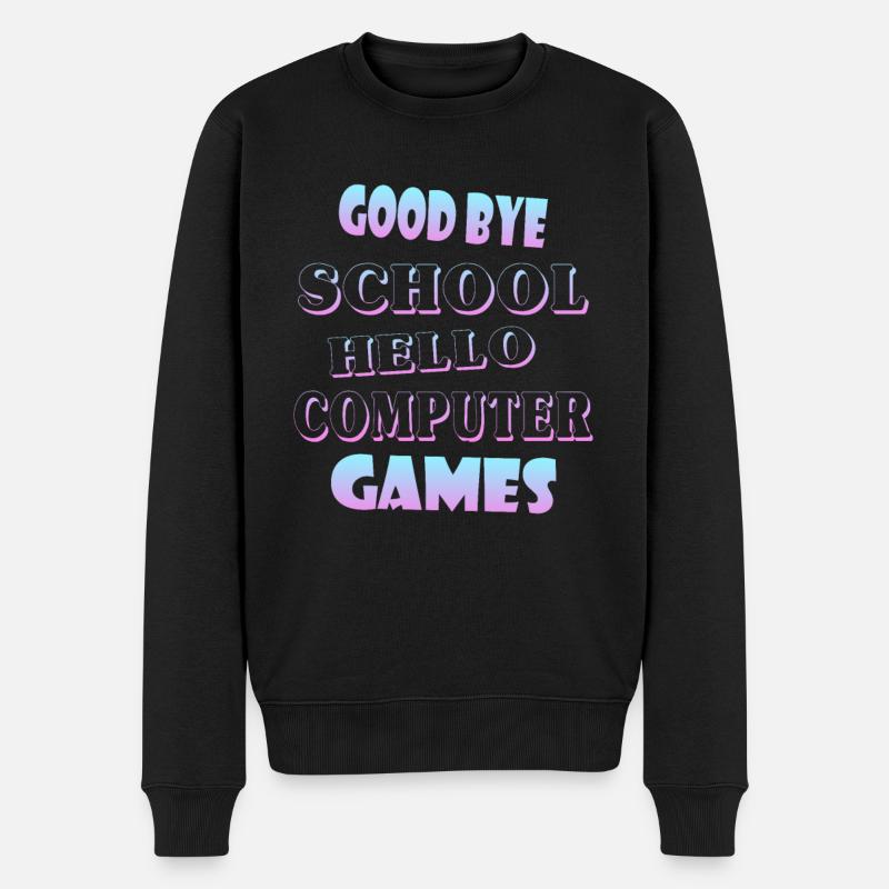 Élèves joueurs de l’école - Pull Premium bio Homme - noir