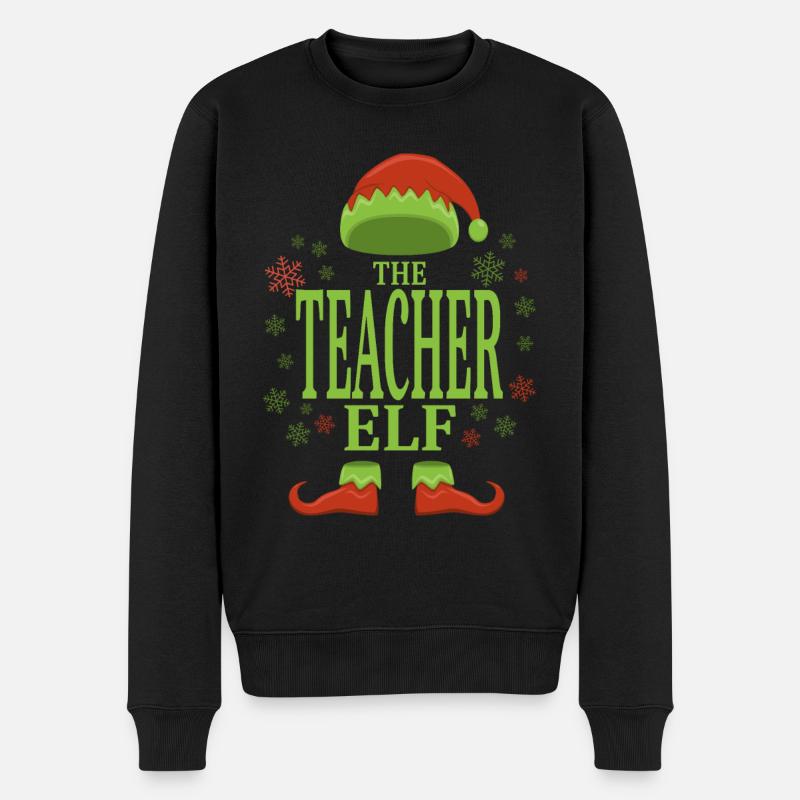 Professeur lutin de Noël - Pull Premium bio Homme - noir