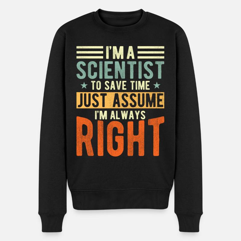 Scientifique - Pull Premium bio Homme - noir