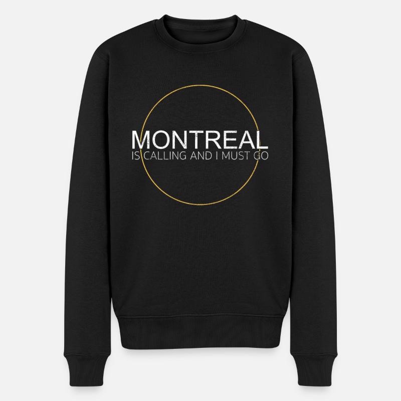 Dicton de Montréal - Pull Premium bio Homme - noir