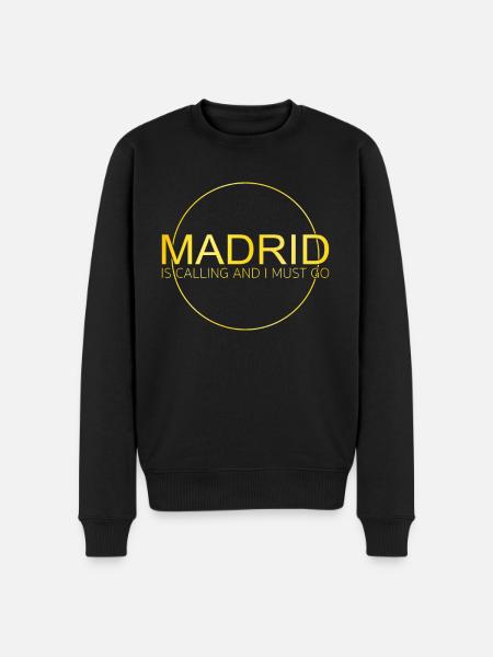 Citazione Madrid - Maglione ecologico premium da uomo - nero
