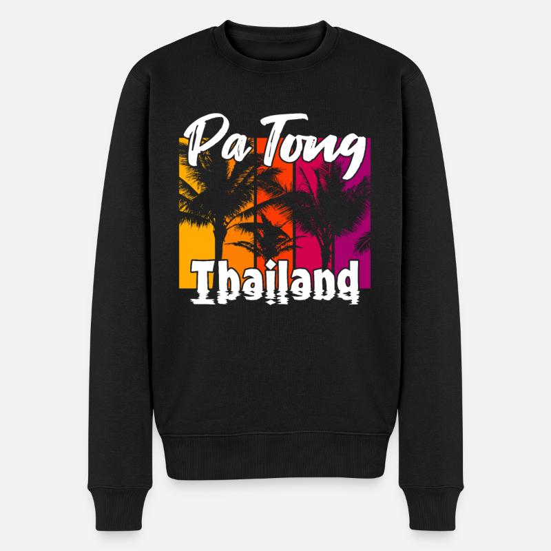 Patong Thaïlande - Pull Premium bio Homme - noir