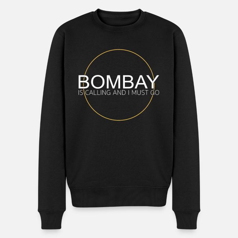 Dicton de Bombay - Pull Premium bio Homme - noir