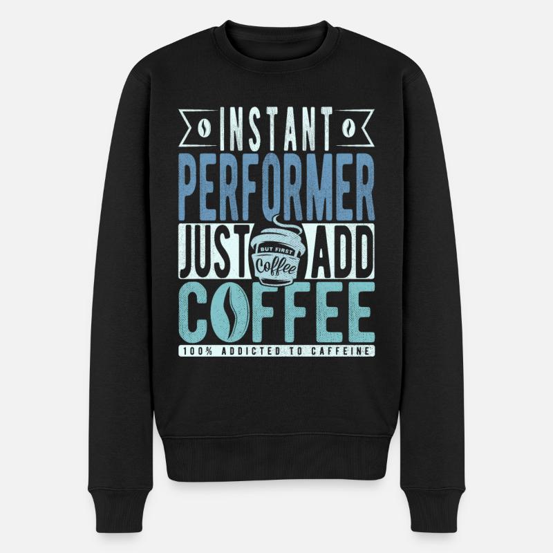 Café d’artiste Dicton - Pull Premium bio Homme - noir