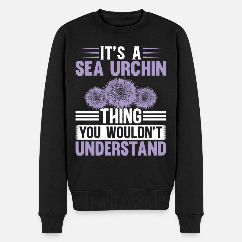 It’s A Sea Urchin Thing - Mignon amoureux de l’oursin - Pull Premium bio Homme - noir