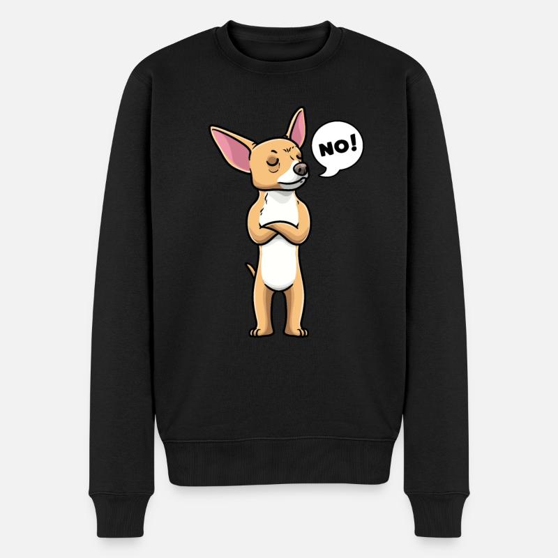 Chiweenie Chien - Pull Premium bio Homme - noir