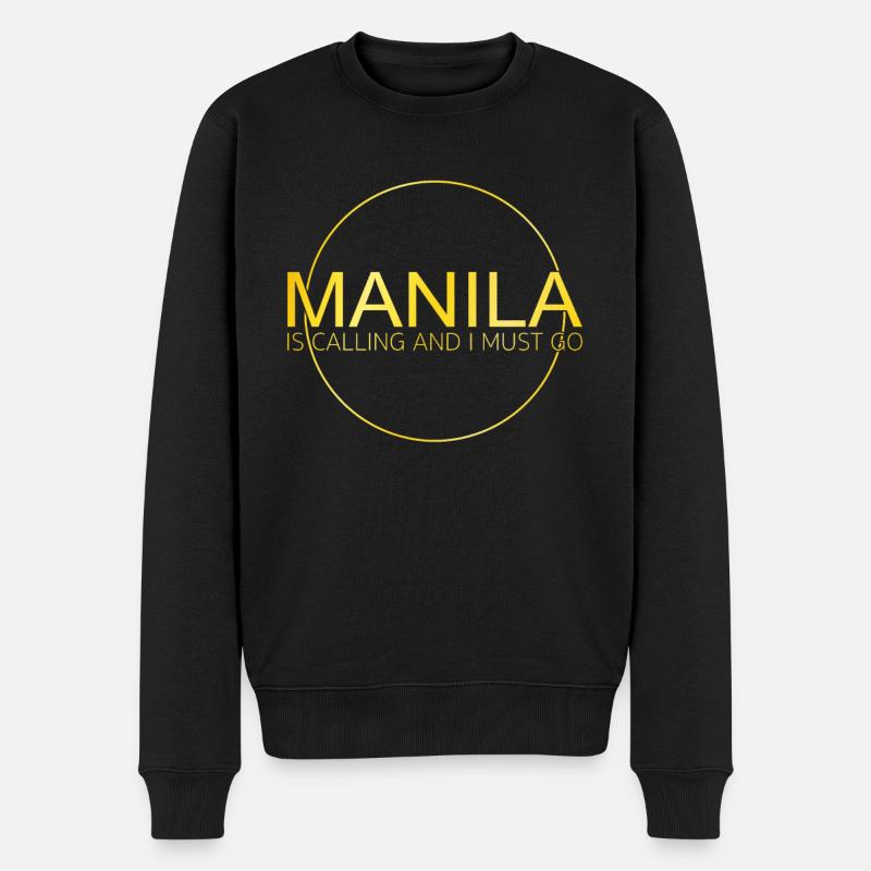 Dicton de Manille - Pull Premium bio Homme - noir
