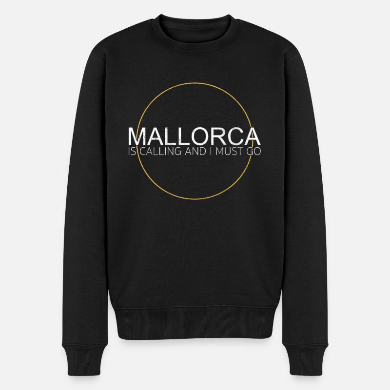 Majorque Dicton - Pull Premium bio Homme - noir