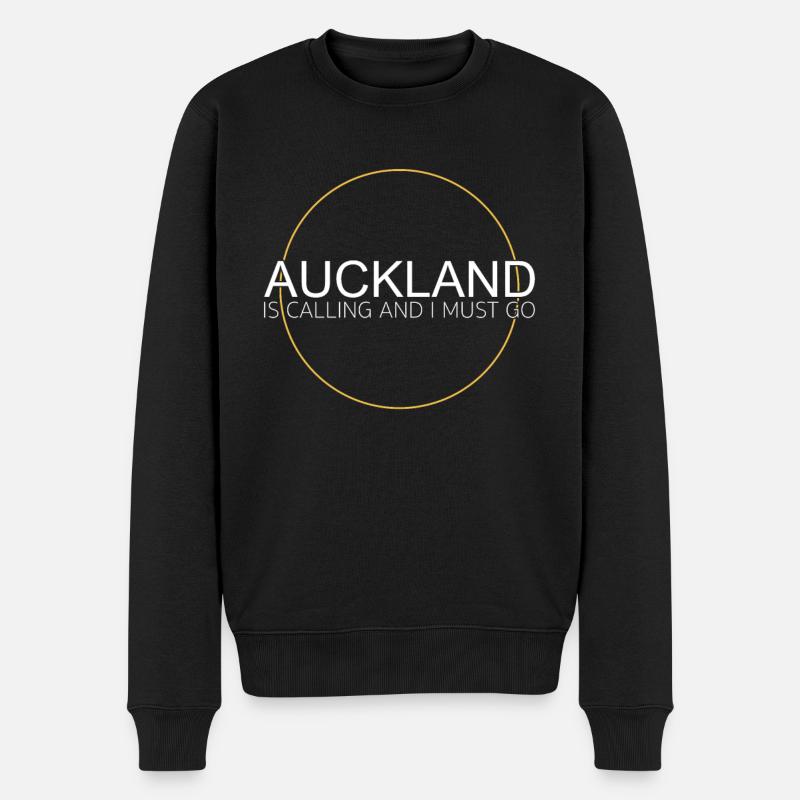 Dicton d’Auckland - Pull Premium bio Homme - noir