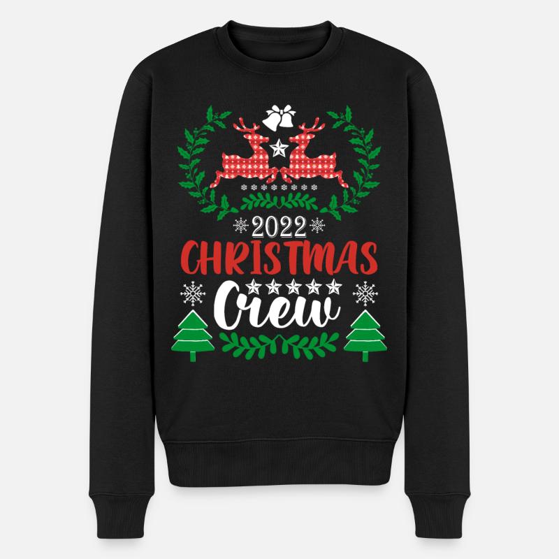 Pull de Noël de renne - Pull Premium bio Homme - noir