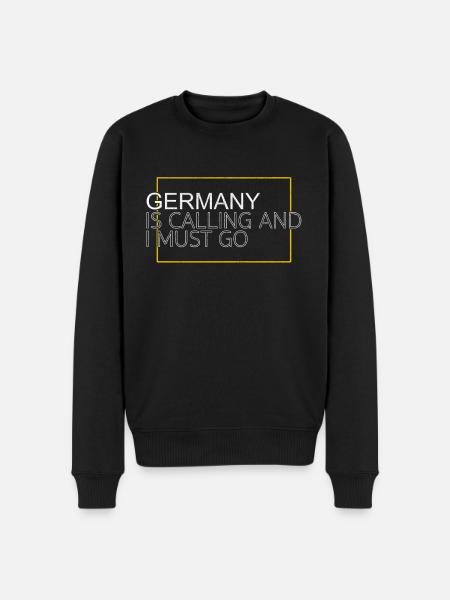 Germany Quote - Men's Premium Organic Jumper - black