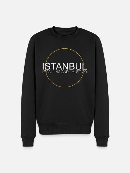 Istanbul - Men's Premium Organic Jumper - black