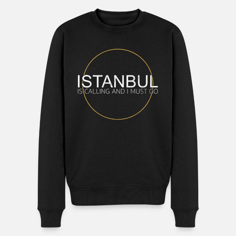 Istanbul - Pull Premium bio Homme - noir