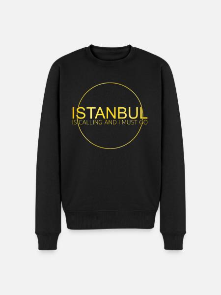 Istanbul - Men's Premium Organic Jumper - black
