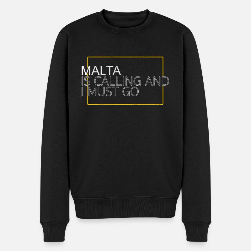 Malte Dicton - Pull Premium bio Homme - noir