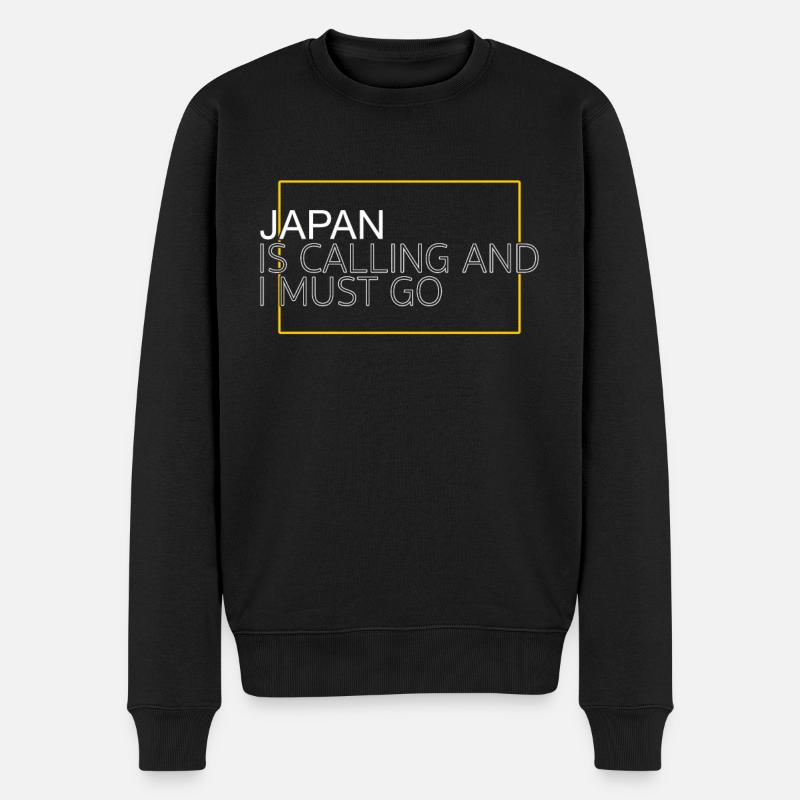Citation Japon - Pull Premium bio Homme - noir