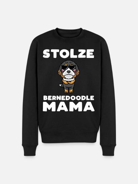Bernedoodle Mama - Männer Premium Bio Pullover - Schwarz